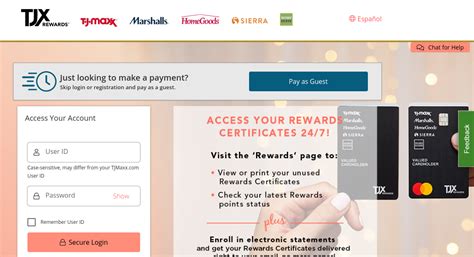 trdwd login|tjx.syf.com.